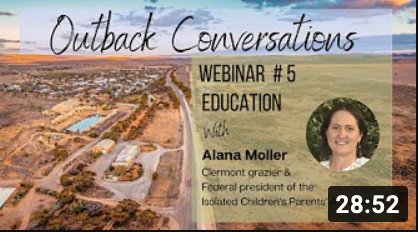 Outback conversations: education